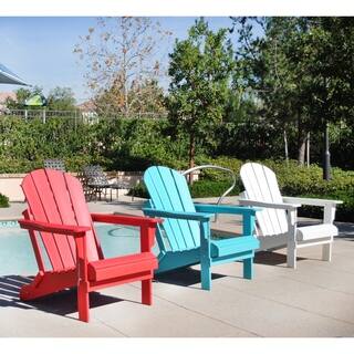 Laguna Poly Folding Outdoor Patio Adirondack Eco-Friendly Chair
