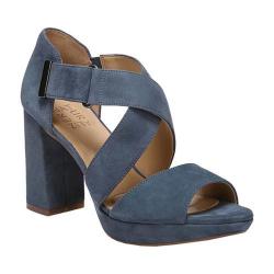 harper natural suede ankle strap heels