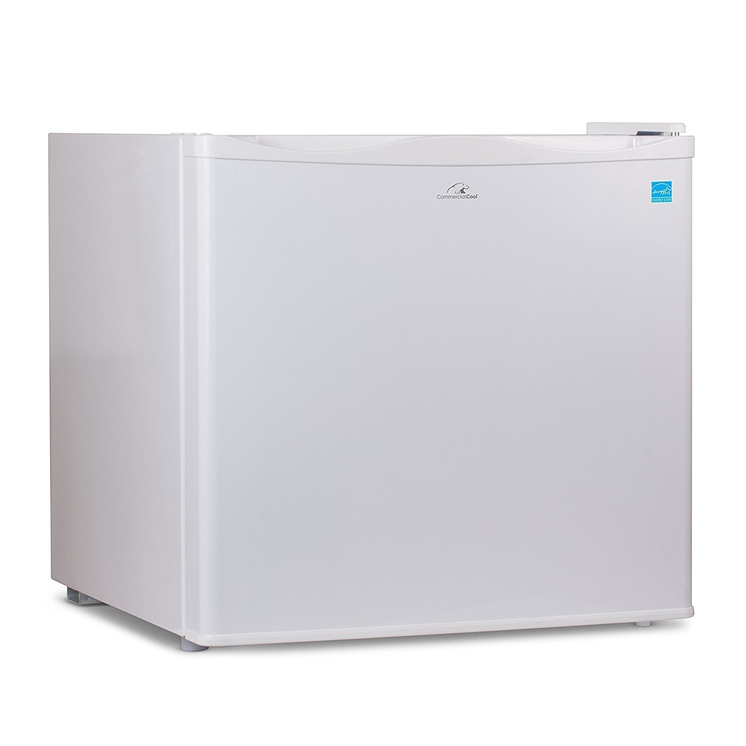 Commercial Cool 1.2 Cu. Ft. Upright Freezer with Adjustable Thermostat Control and R600a Refrigerant, White