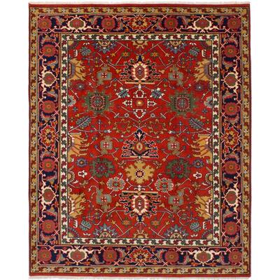 eCarpetGallery Hand-knotted Serapi Heritage Red Wool Rug (8'0 x 10'0) - 8'0 x 10'0