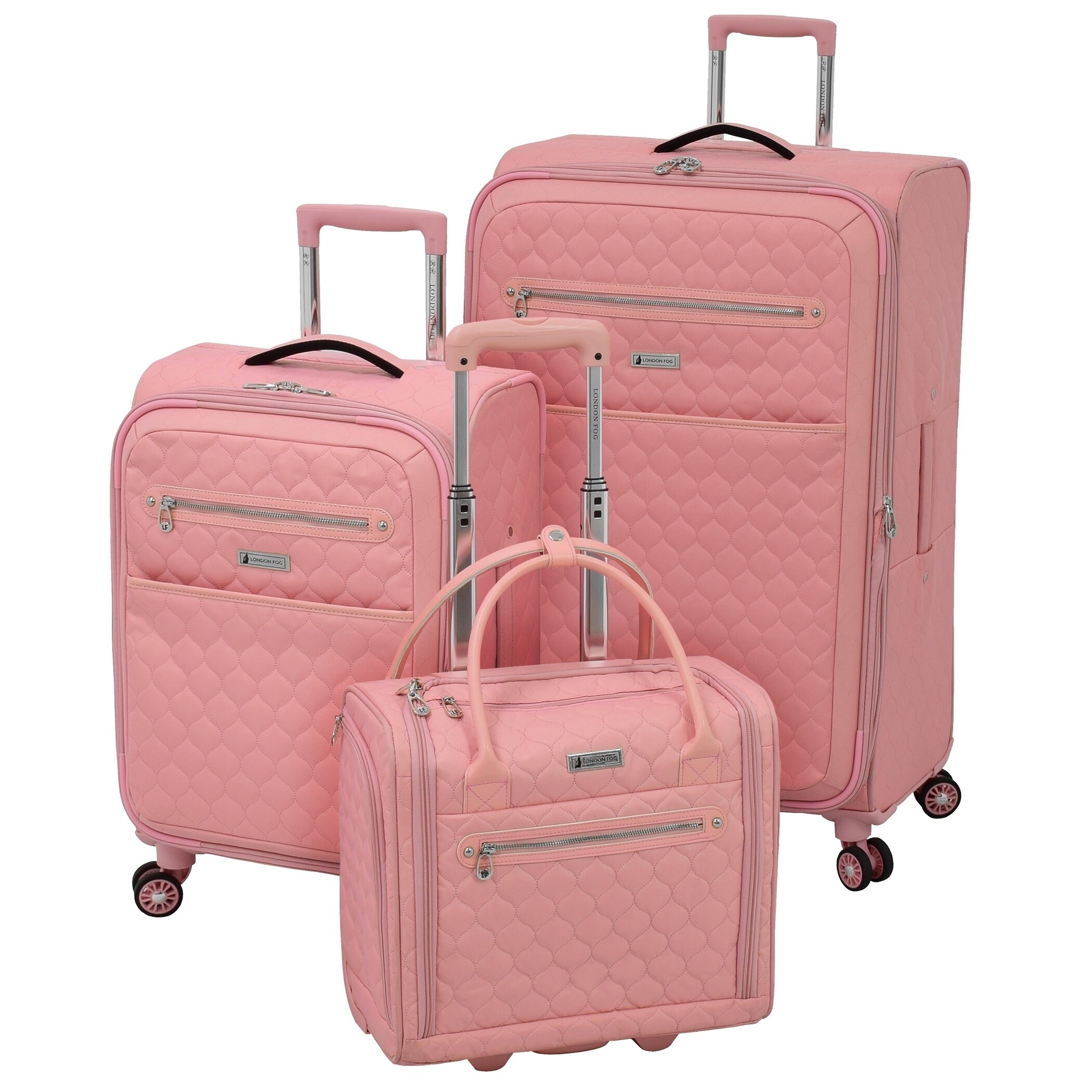 london fog pink luggage