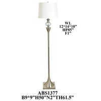 Mercury Glass Ornament 61.5-inch Floor Lamp - Bed Bath & Beyond - 20818436