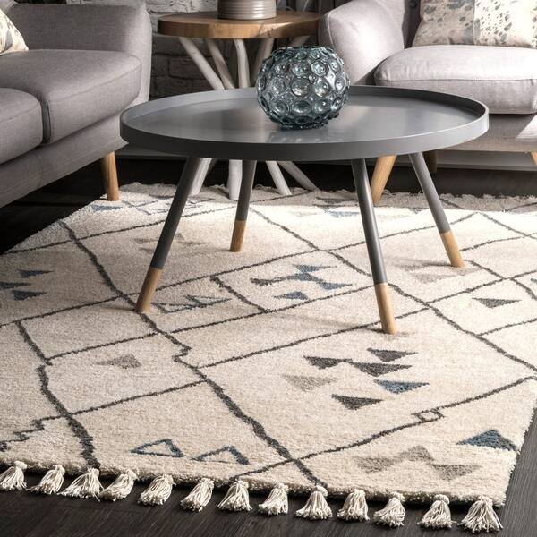 Nuloom Natural Soft Plush Modern Contemporary Tel Area Rug Nuloom Natural Soft Plush Modern