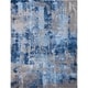 preview thumbnail 6 of 8, Nourison Hand-tufted Prismatic PRS10 Area Rug 7' 9" x 9' 9" - Blue/Grey - Rectangle