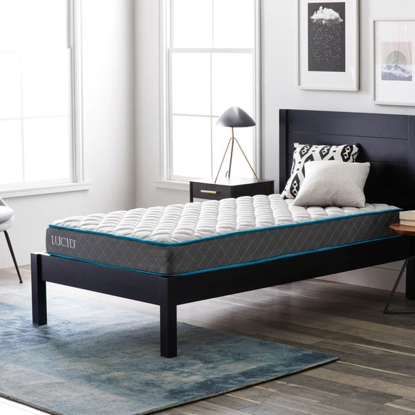 Shop LUCID Comfort Collection 7-inch Innerspring Mattress ...