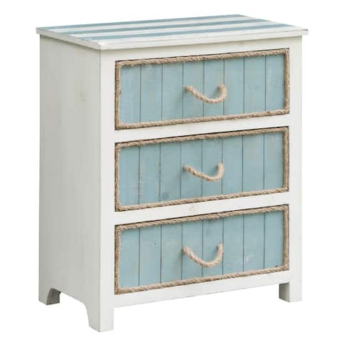 Blue Dressers Chests Online At Our Best Bedroom South S Blue And White 3 Drawer Accent Chest