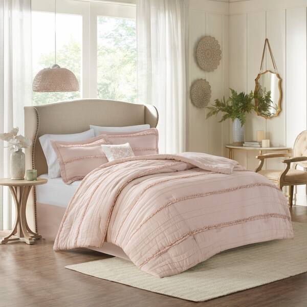 Shop Copper Grove Burwell Pink Comforter Set On Sale Free
