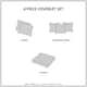 Madison Park Vanessa Cotton Percale 6-piece Coverlet Set