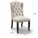 preview thumbnail 7 of 22, Furniture of America Tays Rustic Linen Dining Chairs (Set of 2)