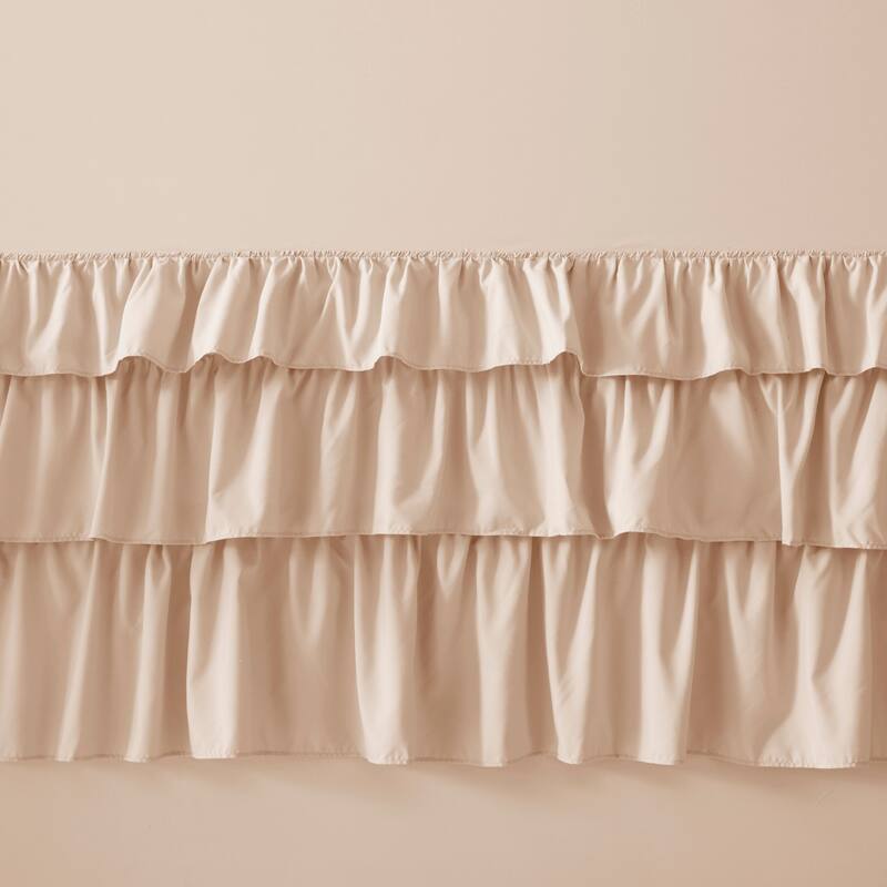 Madison Park Grace Ruffled Shower Curtain