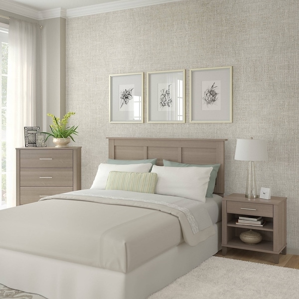 Headboard nightstand deals set