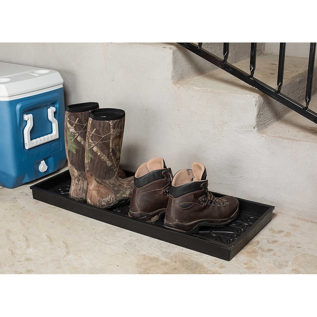 Birdrock Home 34''lx14''w Decorative Rubber Boot Tray : Target