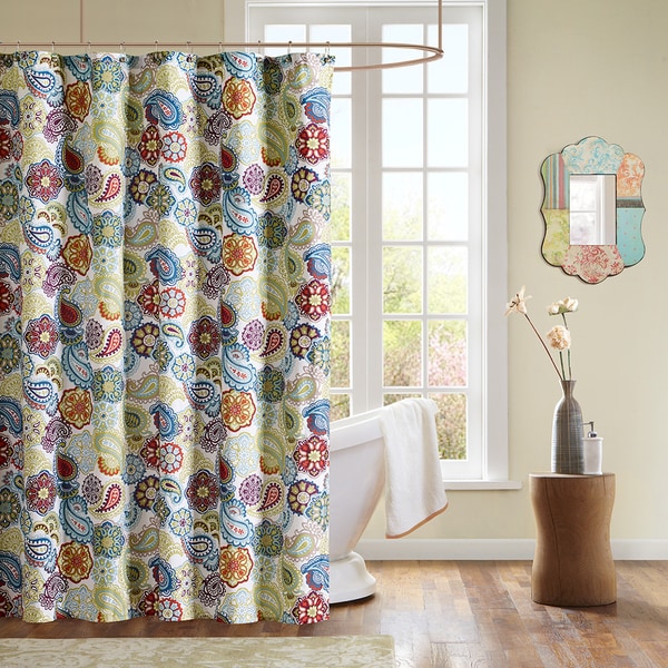 Mi Zone Asha Microfiber Shower Curtain