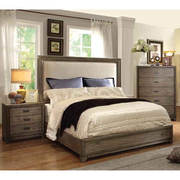 Shop Furniture Of America Arian Rustic 3 Piece Natural Ash Bedroom