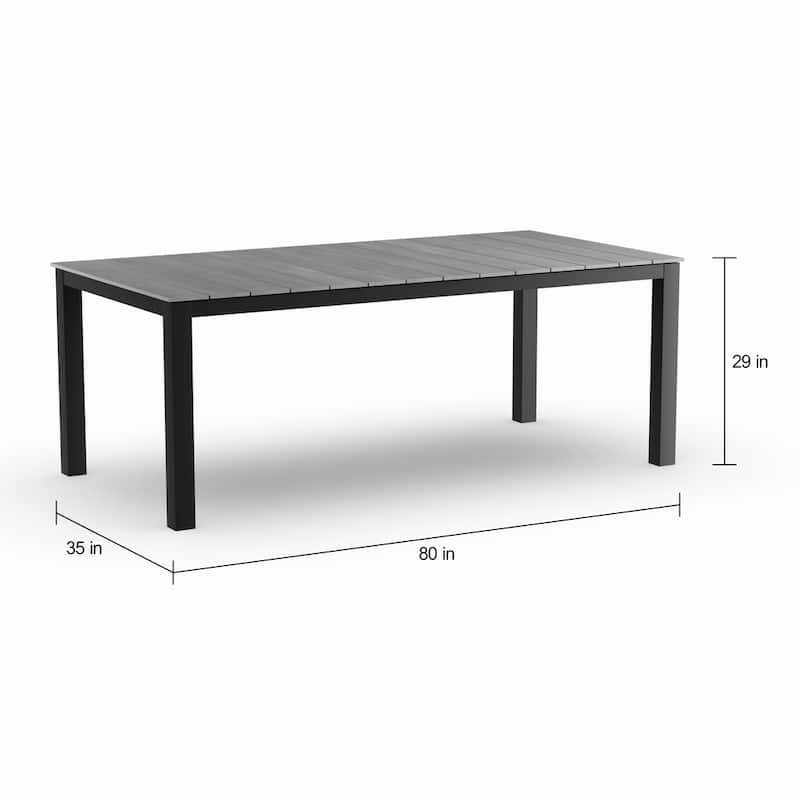 Steinhatchee 80-inch Outdoor Dining Table by Havenside Home