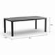 preview thumbnail 5 of 5, Steinhatchee 80-inch Outdoor Dining Table by Havenside Home