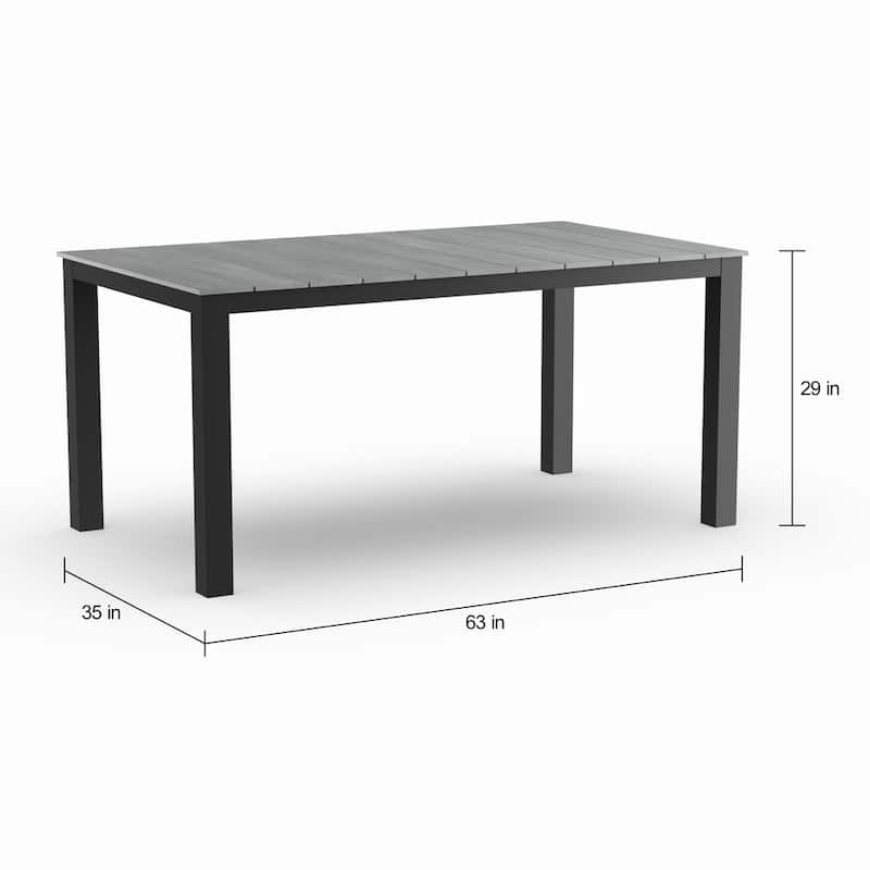 Steinhatchee 63-inch Outdoor Dining Table by Havenside Home