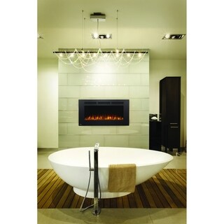 Shop Allure Phantom 42 Inch Wall Mount Electric Fireplace With