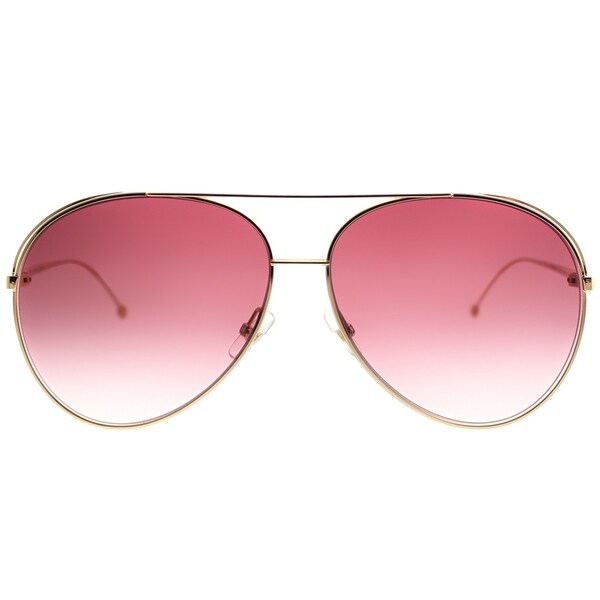 pink and gold aviator sunglasses