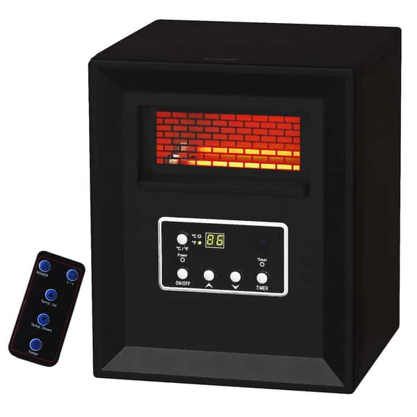 Pro Fusion Heat GD9215BCP-4J 1500 Watt Black Infrared Heater With