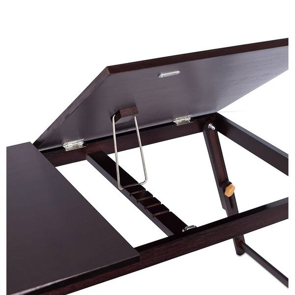 Shop Sofia Sam Bamboo Laptop Lap Tray With Adjustable Legs