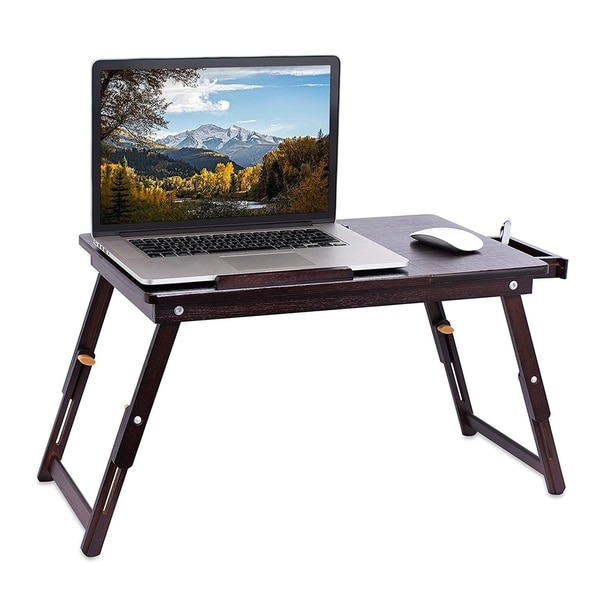 Portable Laptop Desk Folding Foldable Lap Tray Bed Adjustable