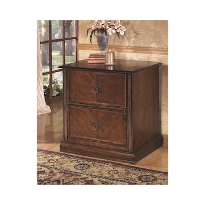 Signature Design by Ashley Hamlyn Medium Brown Lateral File Cabinet