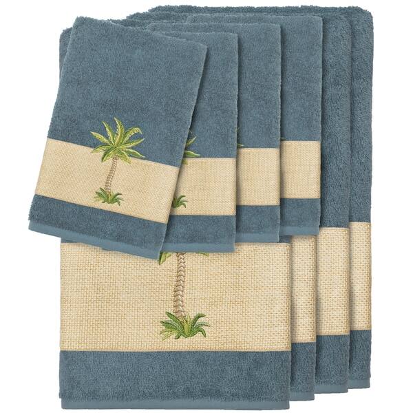 Classic 8 Piece Luxury Turkish Cotton-Bamboo Towel Set