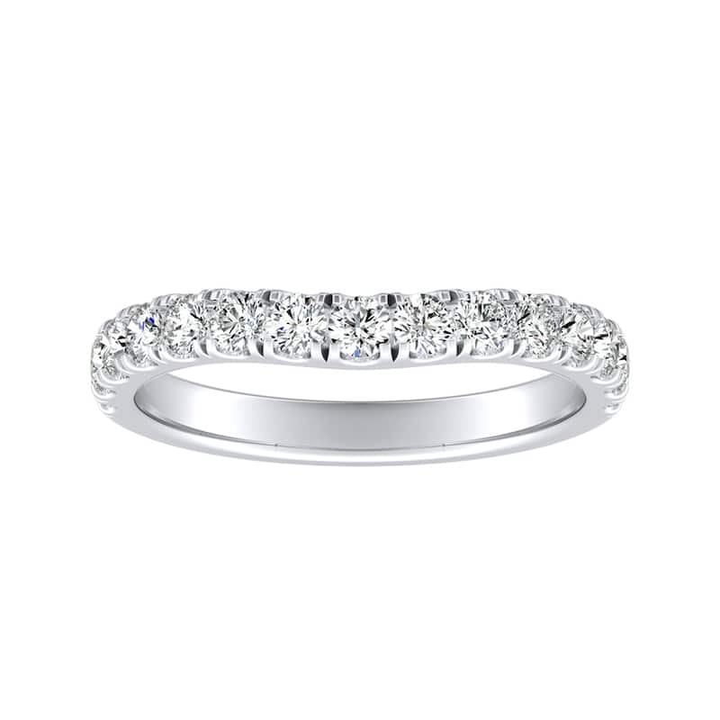 Auriya 5/8ctw Round Diamond Wedding Band 18k Gold