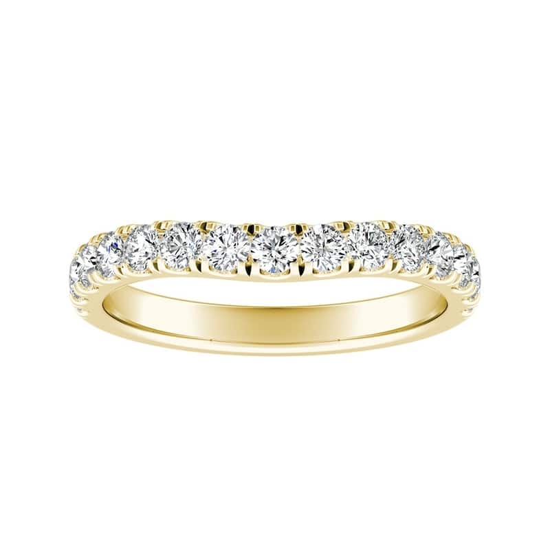 Auriya 5/8ctw Round Diamond Wedding Band 18k Gold