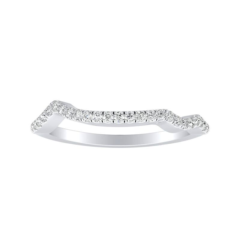 Auriya 1/6ctw Round Diamond Wedding Band 18K Gold