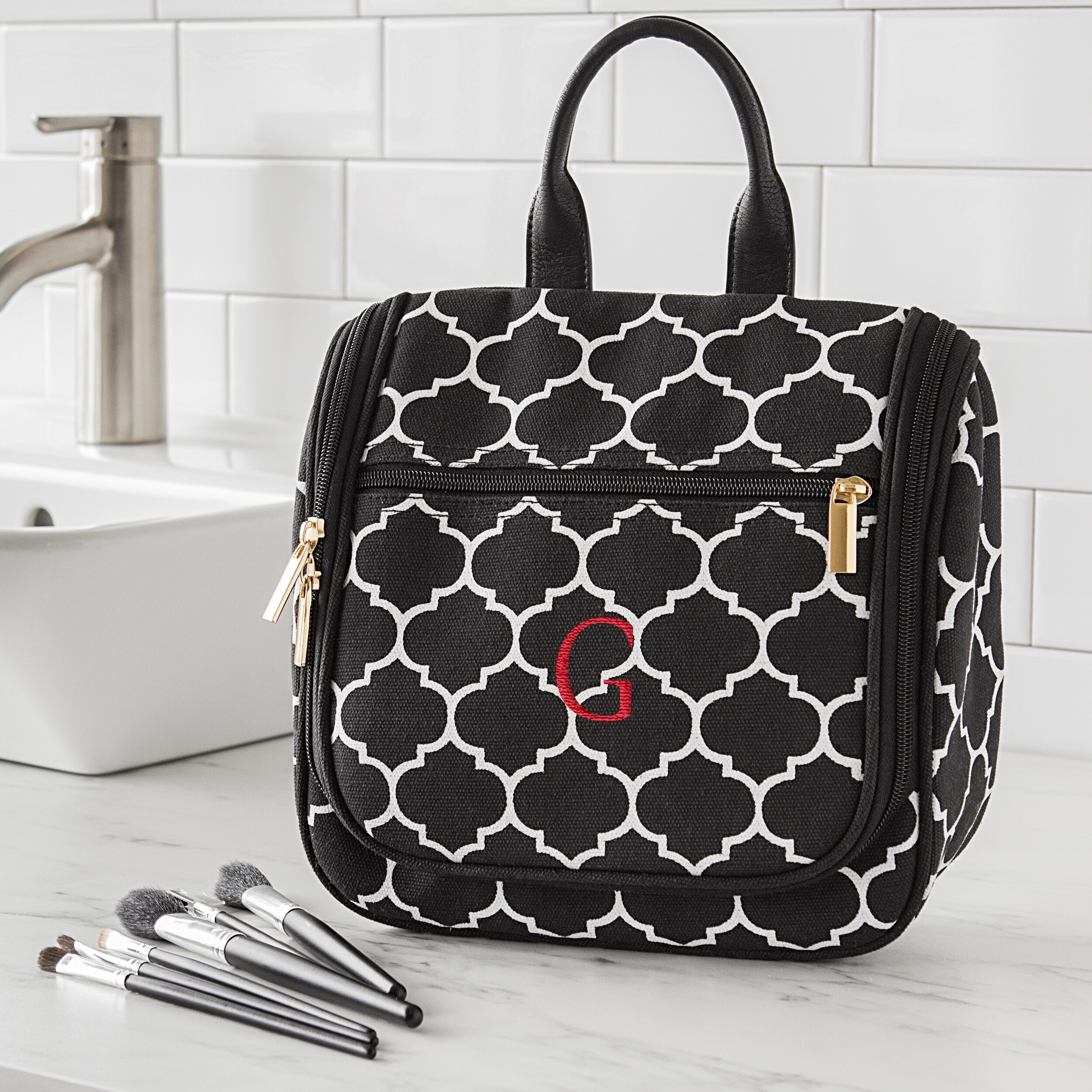 Personalized Women S Moroccan Hanging Cosmetic Bag Personalized Women S Moroccan Hanging Cosmetic Bag