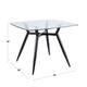 Carson Carrington Vikensved Mid-Century Modern Square Dining Table - N/A