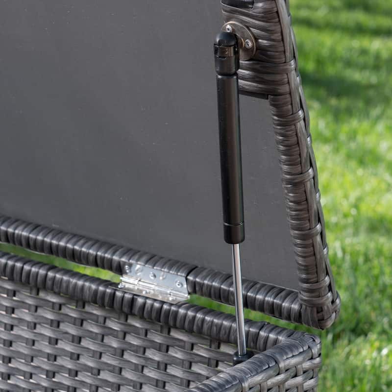 Rupert Outdoor Wicker Storage Unit by Christopher Knight Home