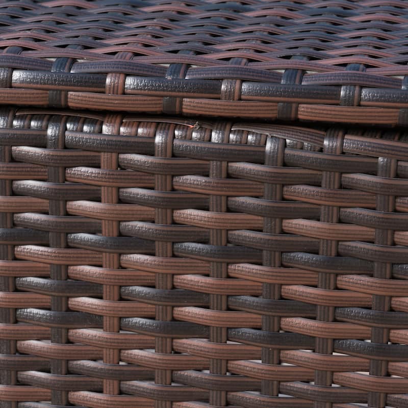 Rupert Outdoor Wicker Storage Unit by Christopher Knight Home