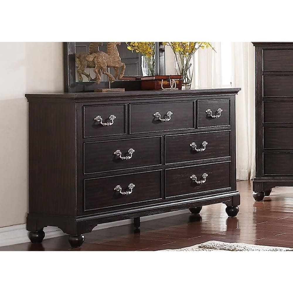 Dressers Chests Of Drawers Dark Brown Benzara Bm171581 Wooden