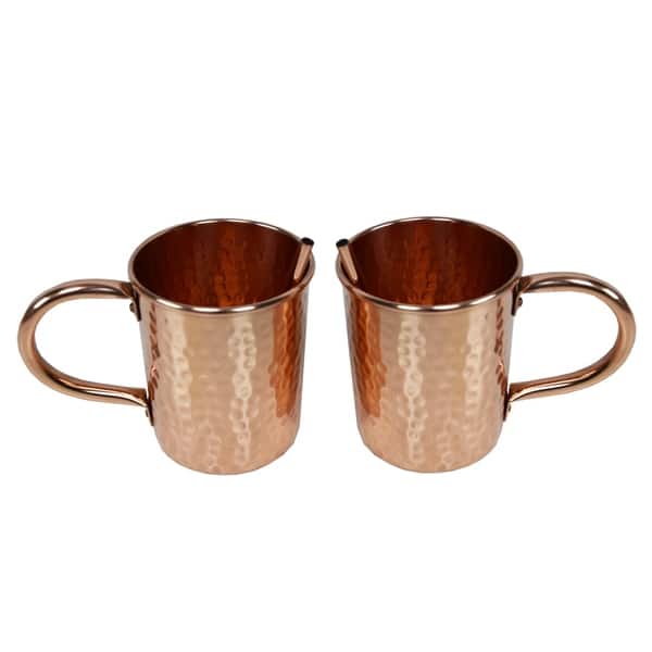 Wine Cup: 16oz Stemless Smooth Copper Cup for Wine by Copper Mug Co.