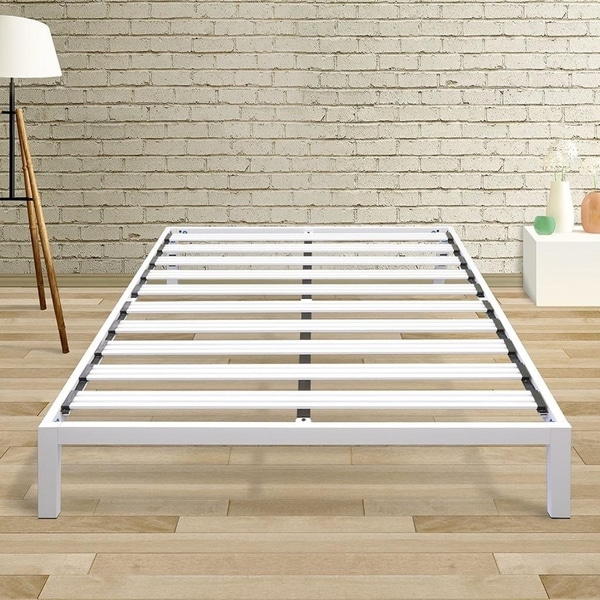 Shop Full size Bed Frame Heavy Duty Steel Slats Platform Series Titan C