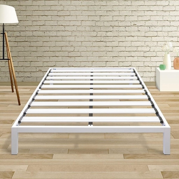 Shop California King size Bed Frame Heavy Duty Steel Slats Platform