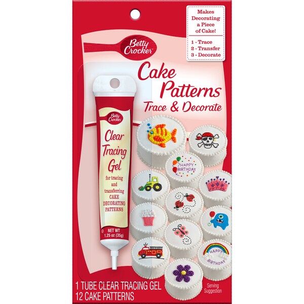 Shop Betty Crocker Cake Patterns Trace & Decorate Free