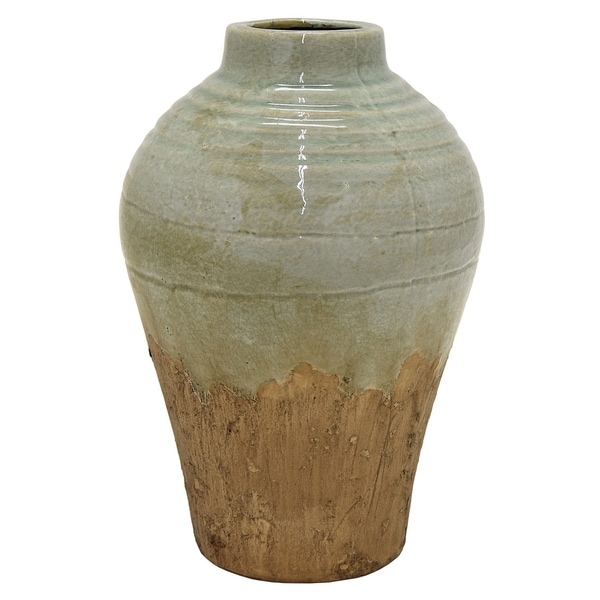 13.5 in. Three Hands Ceramic Vase