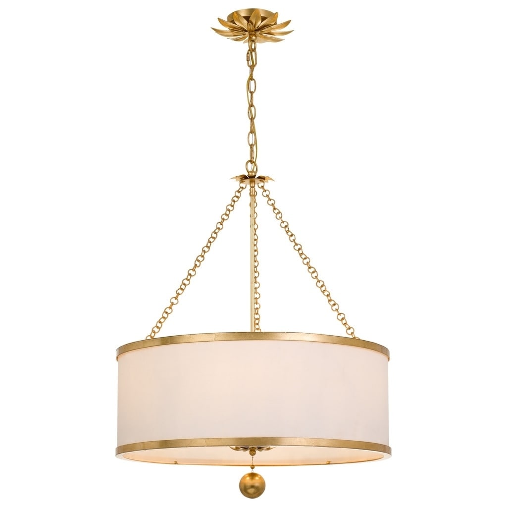 6-light Antique Gold Chandelier - Chandeliers For Bedrooms by Overstock.com