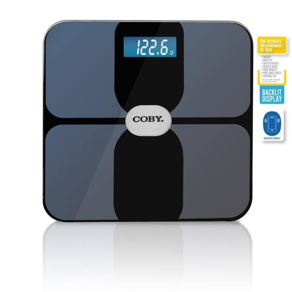 Coby Bluetooth Digital Gl Full Body Ysis Bathroom Coby Bluetooth Digital Gl Full