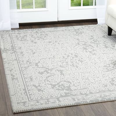 Minerva Abstract Gray Area Rug by Home Dynamix - 31"x50"