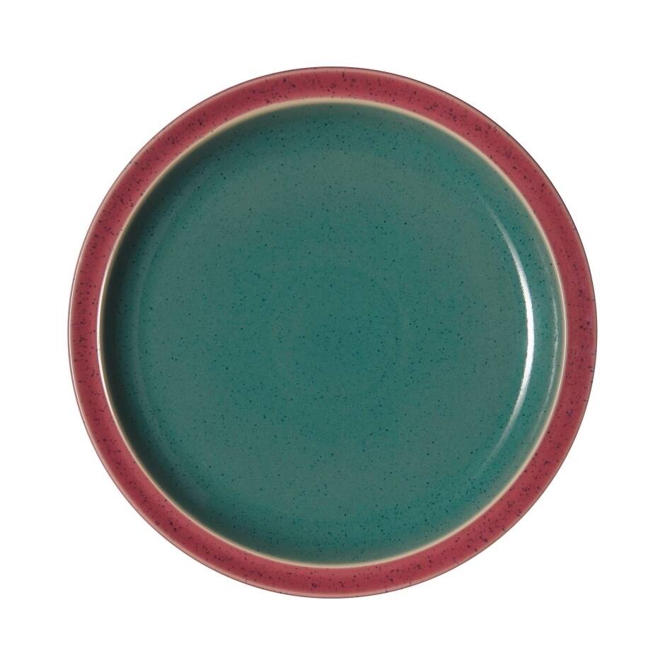 Denby Harlequin Red/Green Dinner Plate
