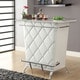 preview thumbnail 2 of 10, Furniture of America Mine Contemporary 47-inch Wide Faux Leather Tufted Bar Table