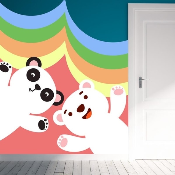 Panda Bear Full Color Wall Decal Sticker K 275 Frst Size 30 X47 Panda Bear Full Color Wall Decal Sticker K 275 Frst Size