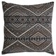 Erata Grey Abstract Throw Pillow - Thumbnail 0
