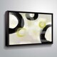 preview thumbnail 1 of 1, ArtWall Delores Orridge Naskrent 'Bahai Basalt' Gallery Wrapped Floater-framed Canvas