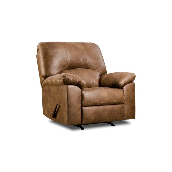 Shop Simmons Upholstery Topgun Saddle Recliner Free Shipping Today